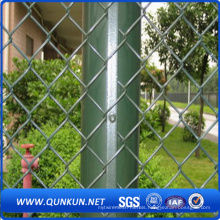 Galvanized PVC Coated Security Chain Link Mesh Fence Withg Factory Price